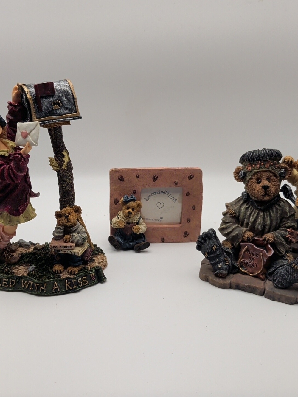 3 Boyds Bears And Friends Bearstone Collection (H)